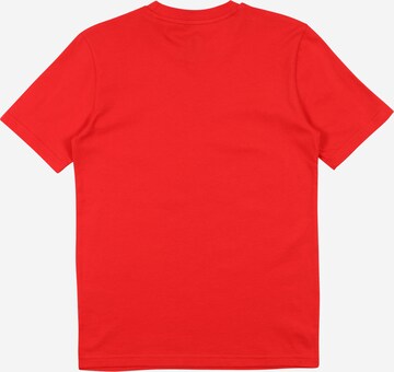 ADIDAS SPORTSWEAR - Camisa funcionais 'Essentials 3-Stripes' em vermelho