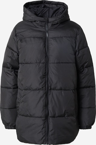 Giacca invernale 'MADDIE' di PIECES in nero: frontale