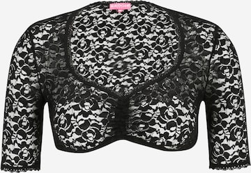 Krüger Madl Traditional Blouse 'Talia' in Black: front