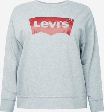 Levi's® Plus Majica 'PL Graphic Standard Crew' | siva barva: sprednja stran