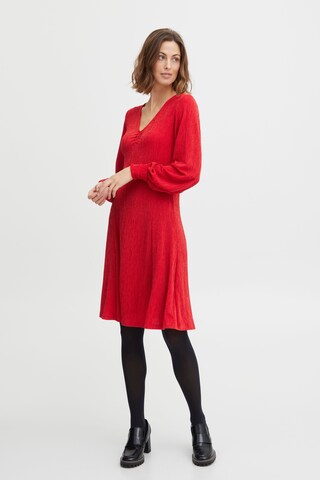 Fransa A-Linien-Kleid in Rot