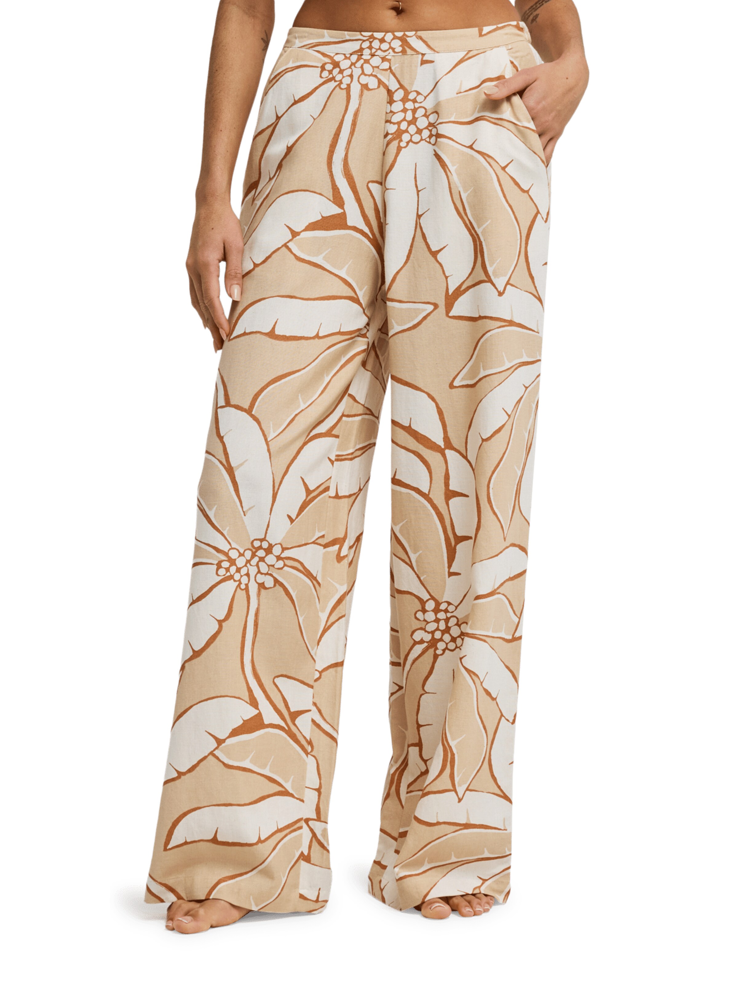 BILLABONG Loose fit Pants 'Tropic Breeze' in Beige: front
