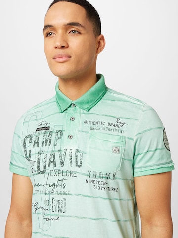 CAMP DAVID Shirt 'Tree House' in Groen