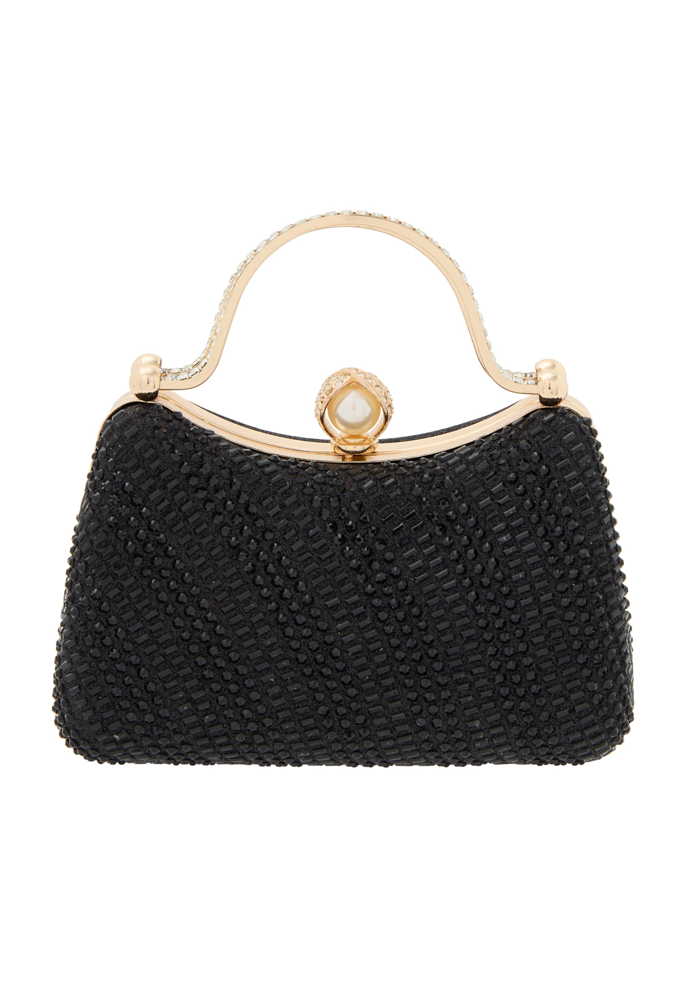 NAEMI Клатч 'Minaudière' в Черный: спереди