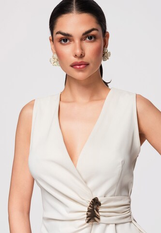 Ombre Blouse in Beige