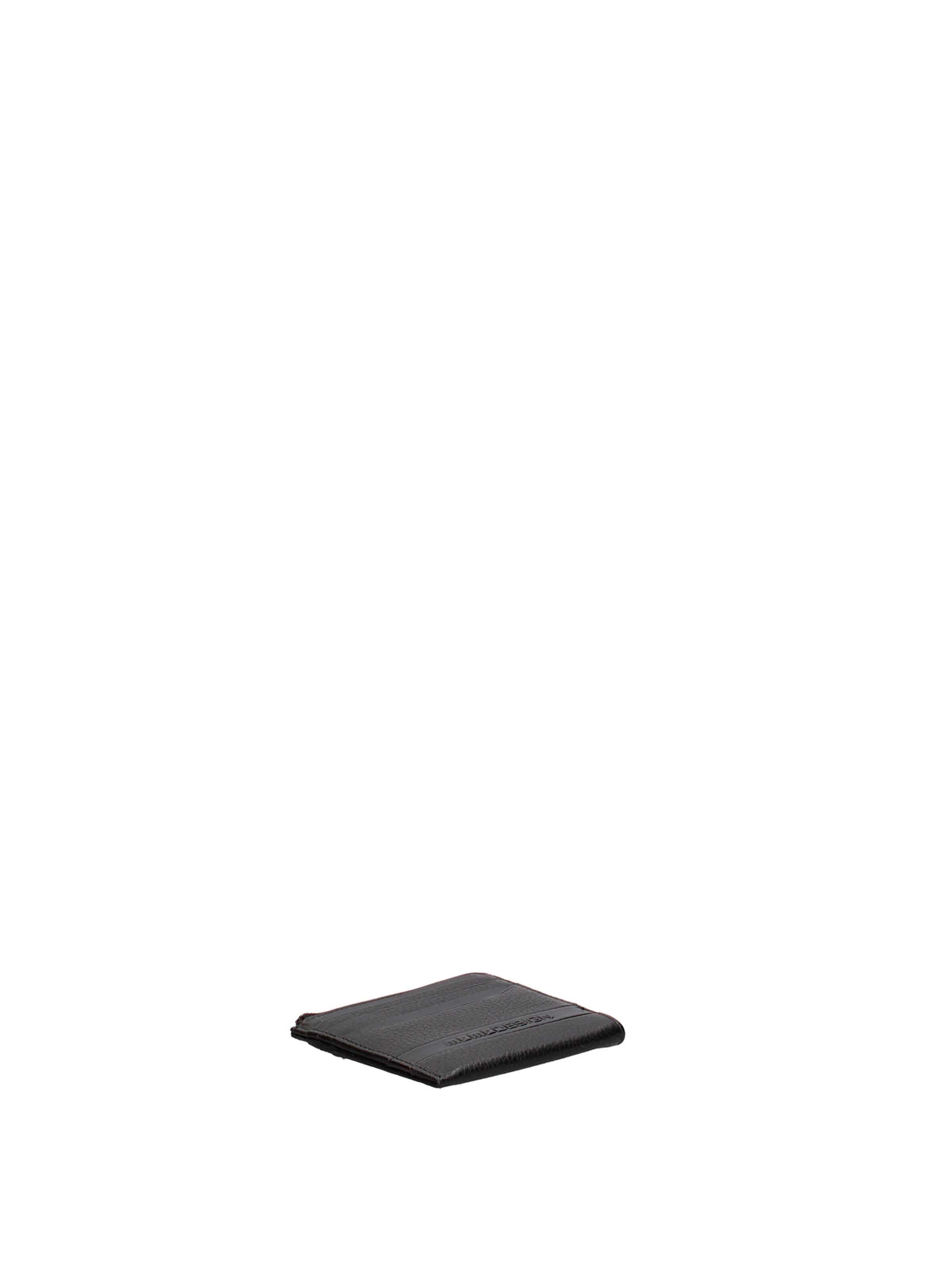 Astuccio 'Porta carte uomo vera pelle con zip - Momo Design 11x21 cm' di Momo Design in nero