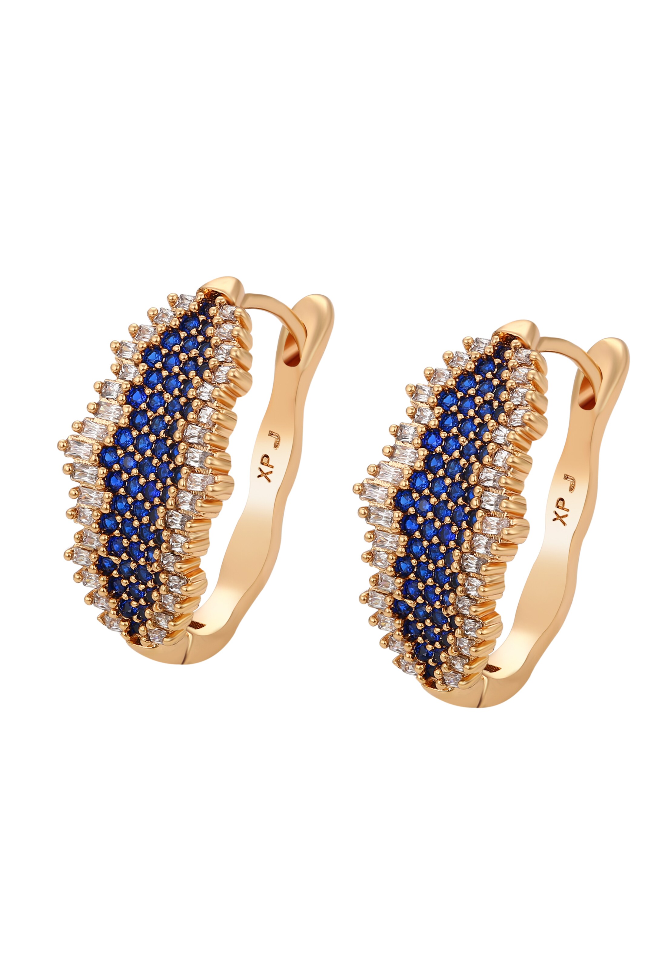 faina - Pendientes en oro: frente