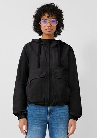 Veste mi-saison QS en noir : devant