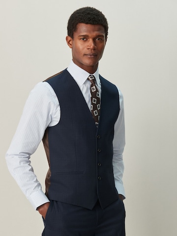 Next Suit vest in Blue: front