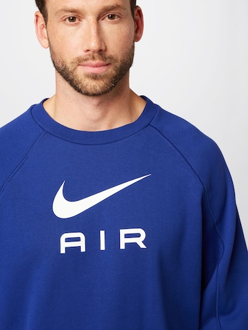 Felpa 'Air' di Nike Sportswear in blu