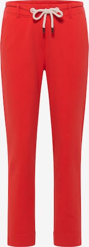 Regular Pantalon chino 'Ivalo' Elbsand en rouge : devant