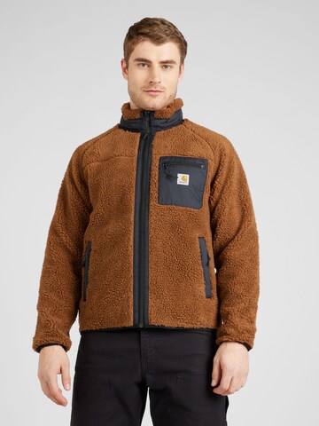 Carhartt WIP Regular fit Преходно яке 'Prentis Liner' в кафяво: отпред