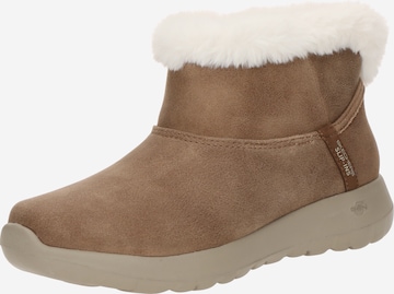 Botine 'ON-THE-GO JOY - COZY DREAM' de la SKECHERS pe maro: față