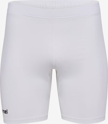 Pantalon de sport 'Essentials' Hummel en blanc : devant