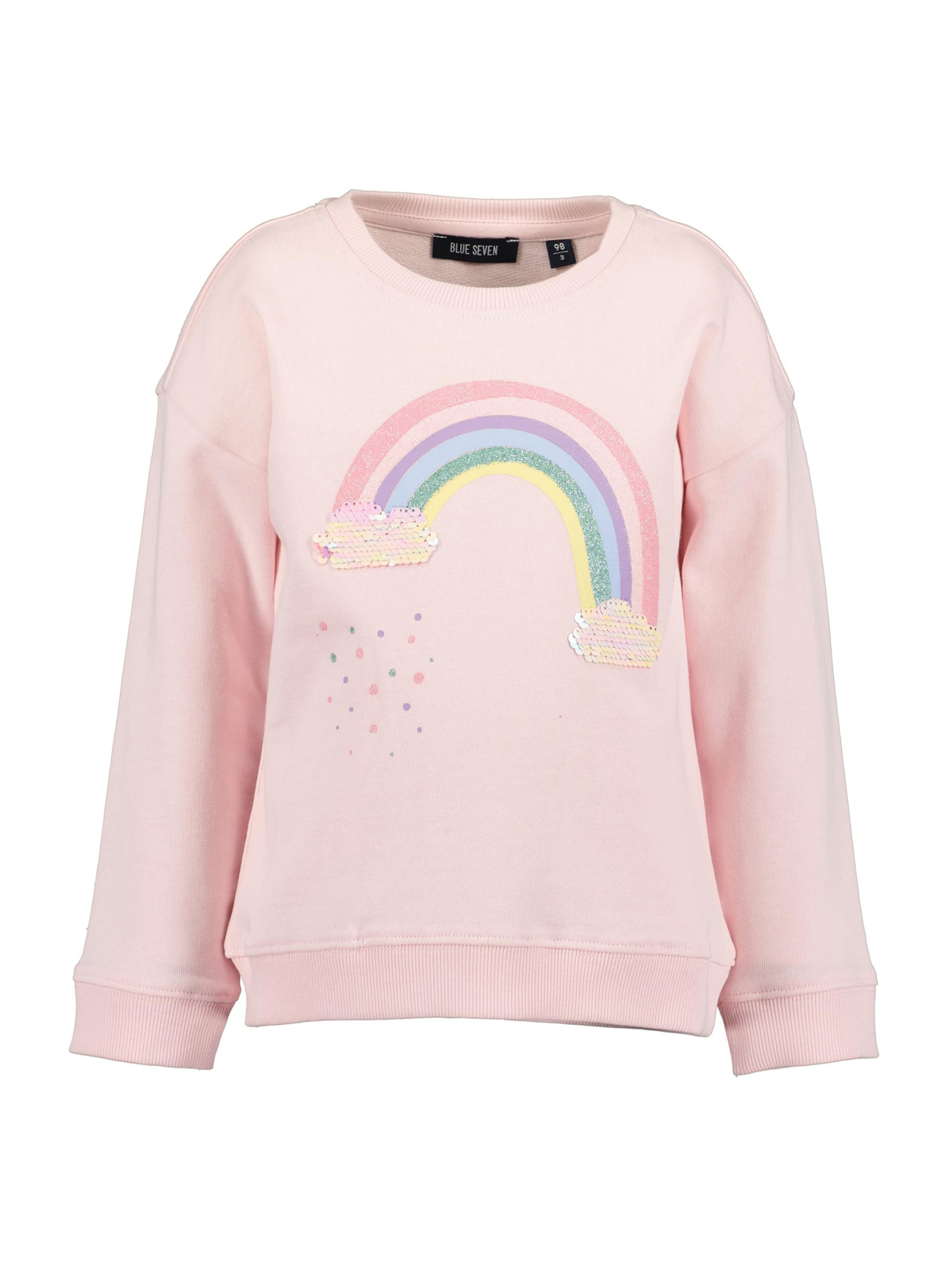 BLUE SEVEN Свитшот в Ярко-розовый: спереди