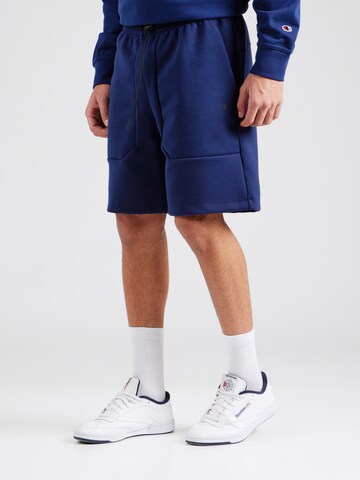 regular Pantaloni di Champion Authentic Athletic Apparel in blu: frontale