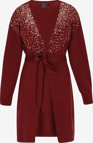 faina - Cárdigan en rojo: frente