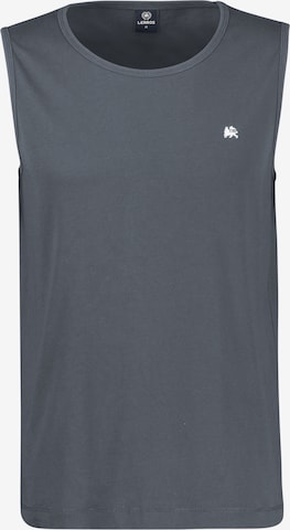LERROS Sportliches Baumwoll-Tanktop mit O-Neck, große Größen in Grau: Vorderseite
