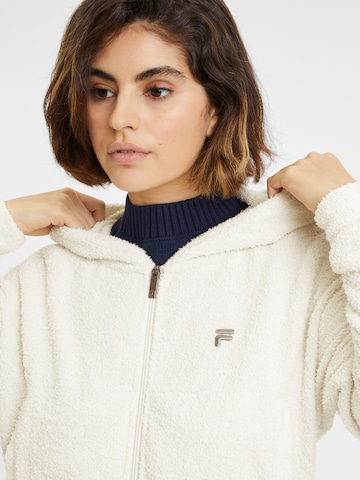 FILA Fleece Jacket 'CREIL ' in Beige