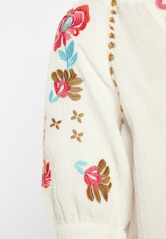 Gaya Blouse 'Festival' in Beige