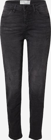 Sublevel Slimfit Jeans in Zwart: voorkant