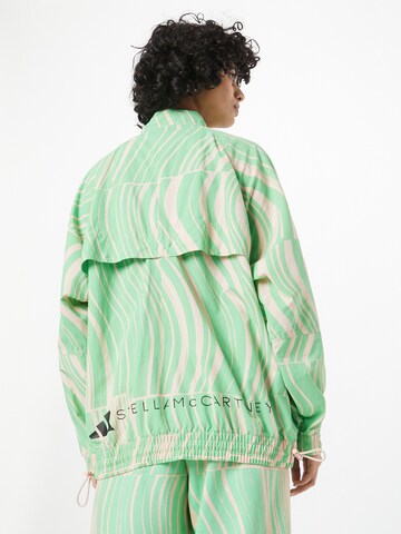 ADIDAS BY STELLA MCCARTNEY Športna jakna 'Truecasuals Printed' | zelena barva