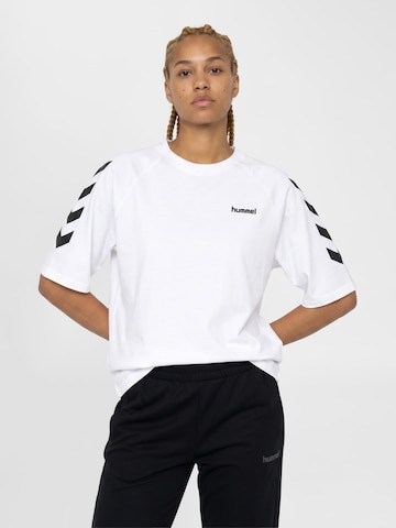 T-shirt fonctionnel Hummel en blanc : devant
