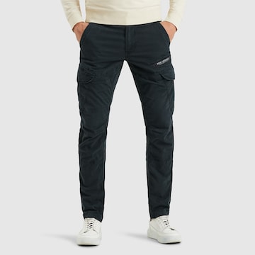 PME Legend Slim fit Cargo Pants in Black: front