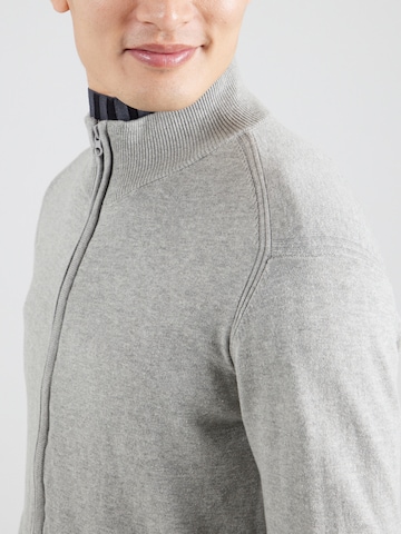 INDICODE JEANS Strickjacke 'Chancellor' in Grau