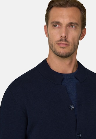 Boggi Milano Strickjacke in Blau: Vorderseite