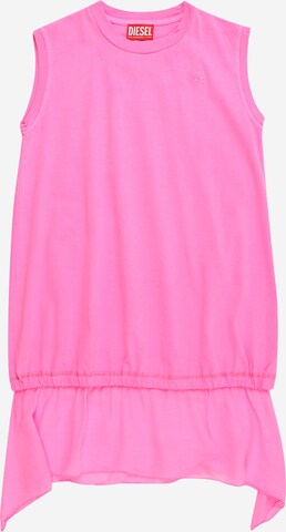 DIESEL Платье 'DROLLETTY' в Ярко-розовый: спереди