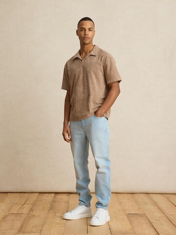 DAN FOX APPAREL - Camisa 'Leif' em bege