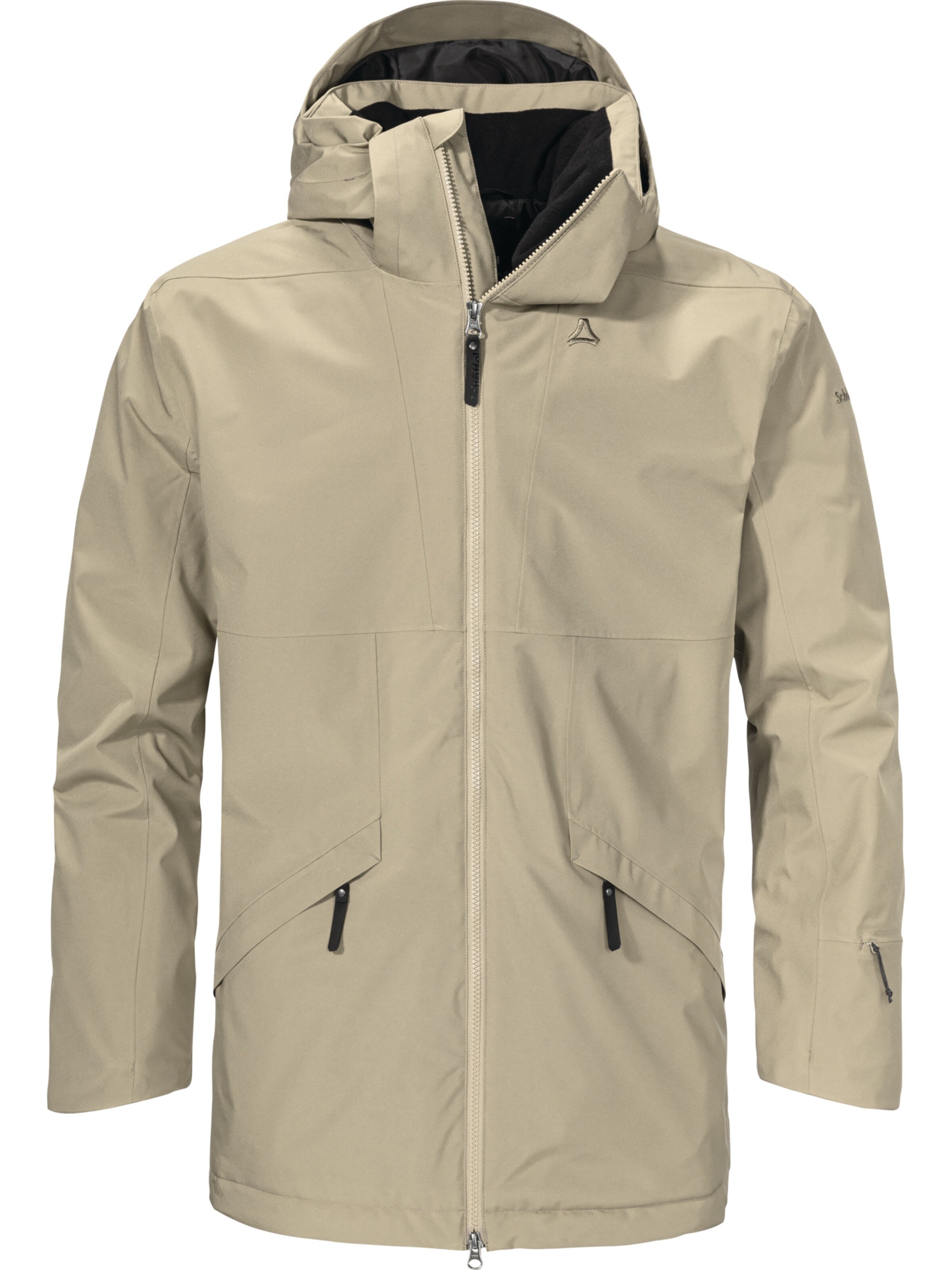 Schöffel Outdoorjas 'Urban Ins Malkay' in Bruin: voorkant