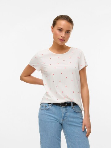 VERO MODA Shirt 'VMBella' in Wit: voorkant