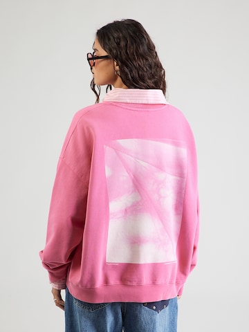 MADS NORGAARD COPENHAGEN Sweatshirt i rosa: framsida