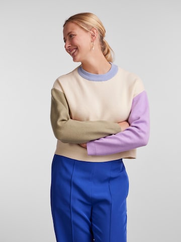 PIECES Pullover 'Tea' in Beige: predná strana