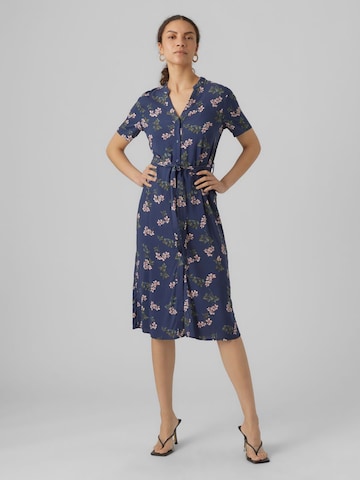 VERO MODA Zomerjurk 'Vica' in Blauw