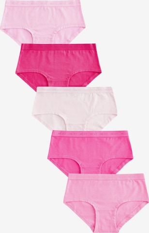 Next Underpants in Pink: front