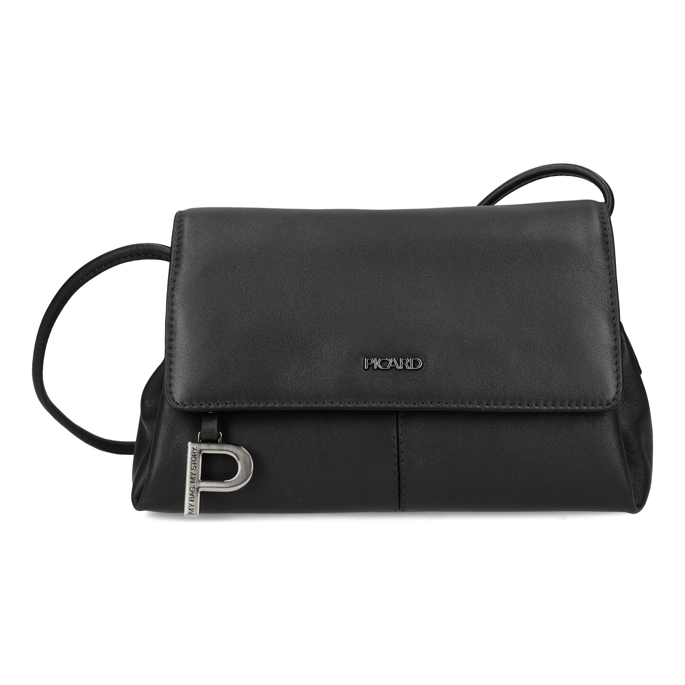 Sac bandoulière 'Boom' Picard en noir : devant