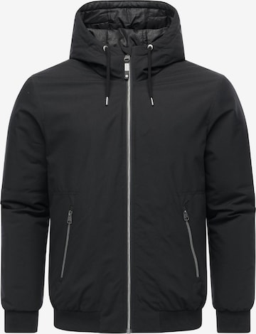 juoda Ragwear Žieminė striukė 'Stuartt': priekis