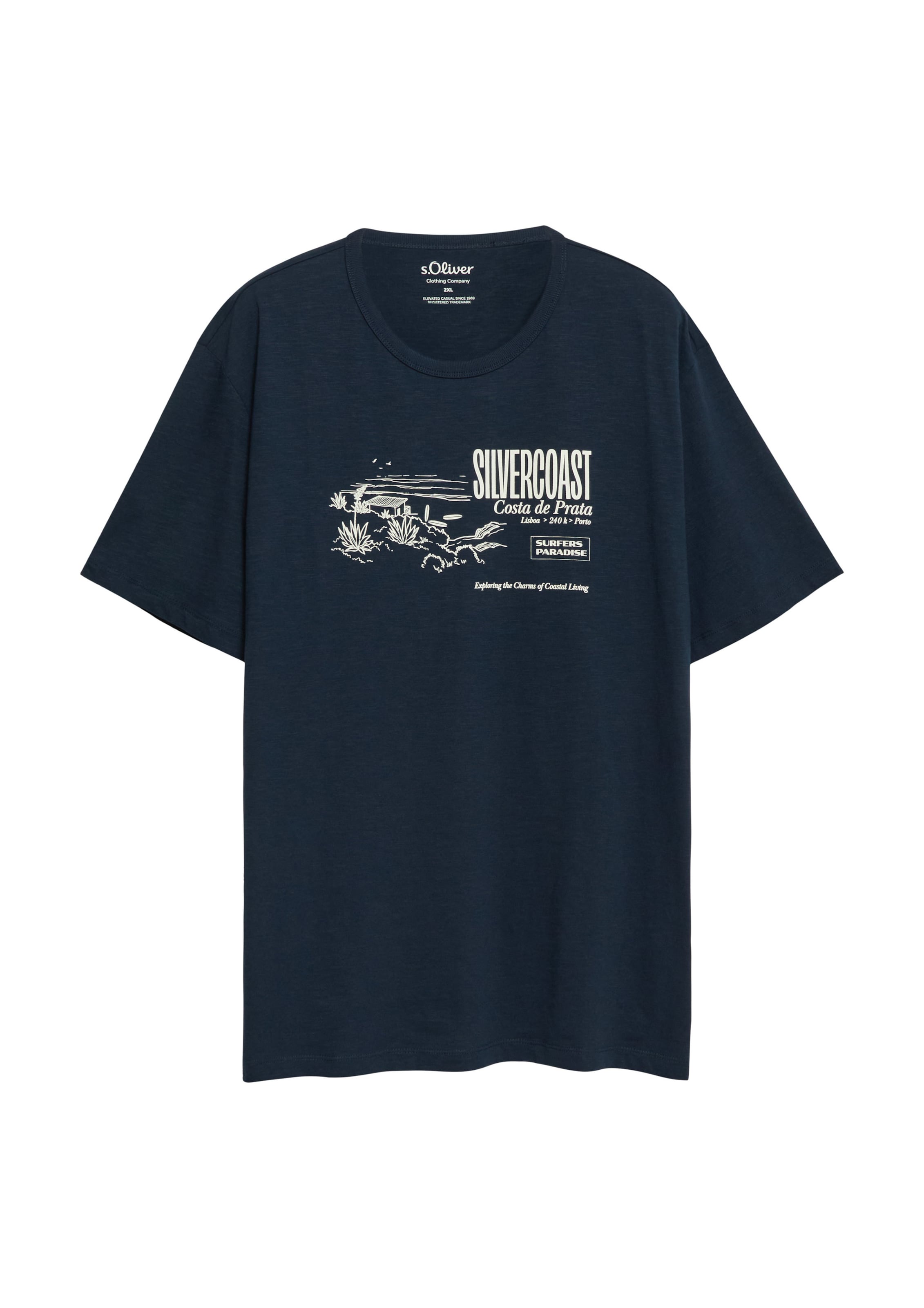 s.Oliver T-Shirt in Blau: Vorderseite