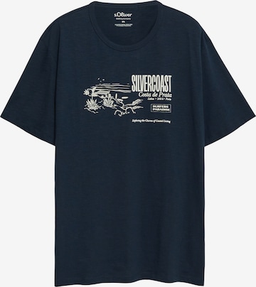 s.Oliver T-Shirt in Blau: Vorderseite