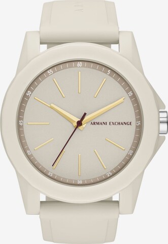 ARMANI EXCHANGE Uhr in Beige: predná strana