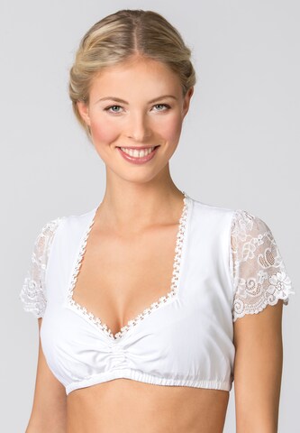 STOCKERPOINT Traditional blouse 'Meline' in White: front