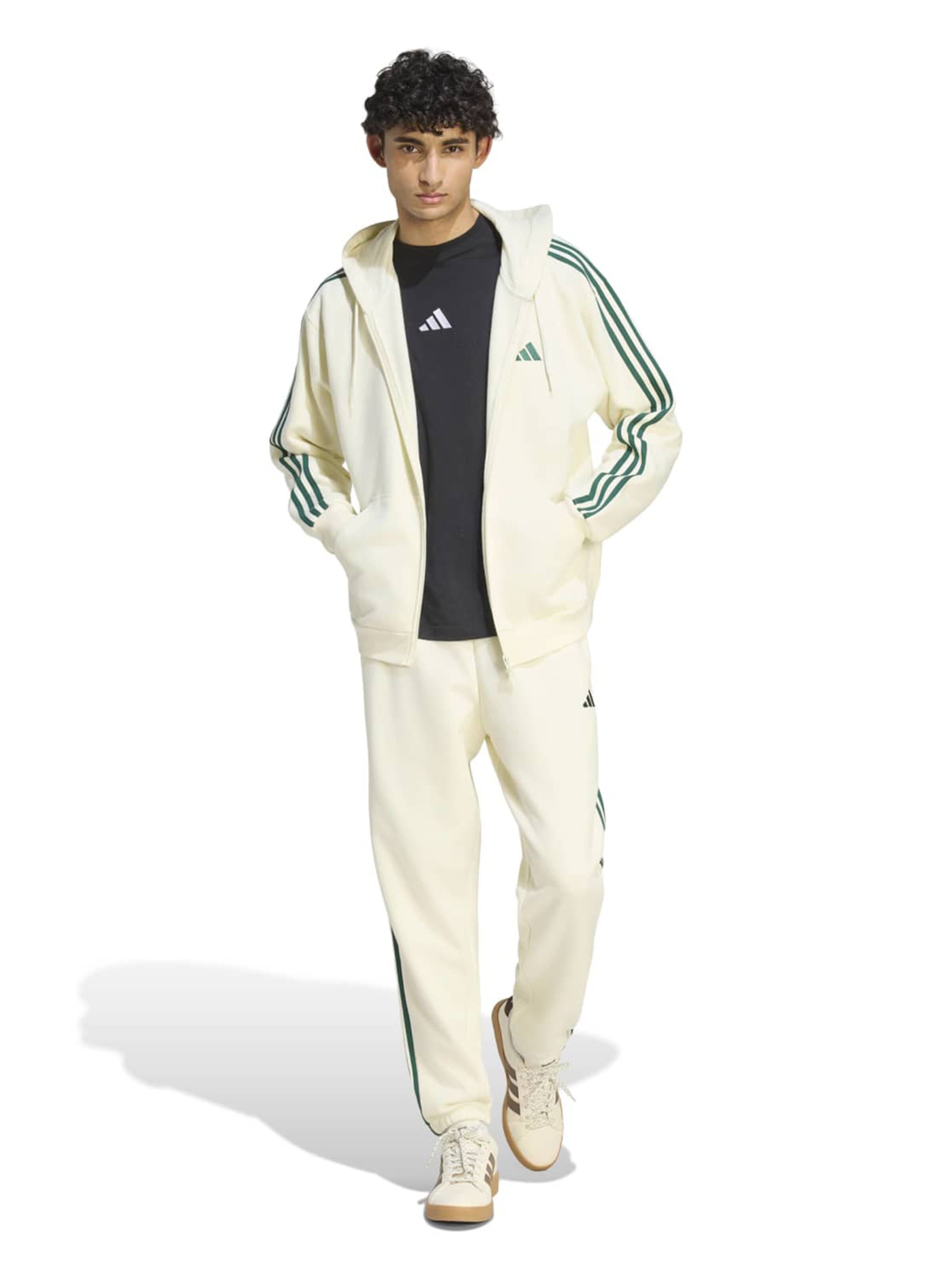 Effilé Pantalon de sport ADIDAS SPORTSWEAR en beige
