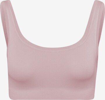 Hanro Bustier BH ' Touch Feeling ' in Roze: voorkant