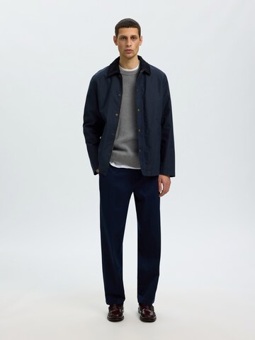 SELECTED - Jersey 'SLMBRaun' en gris