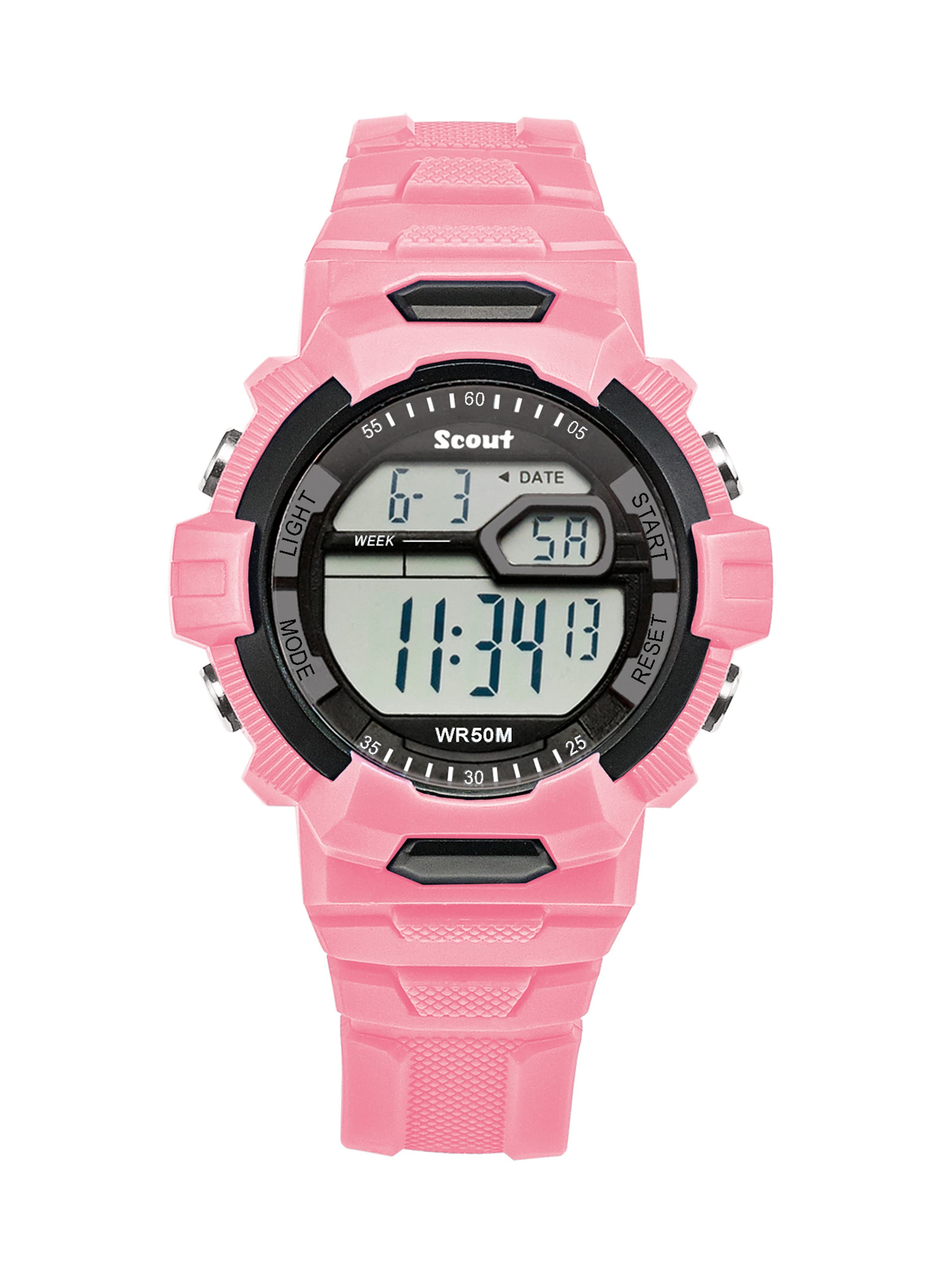SCOUT Uhr 'The Digi' in Pink: Vorderseite