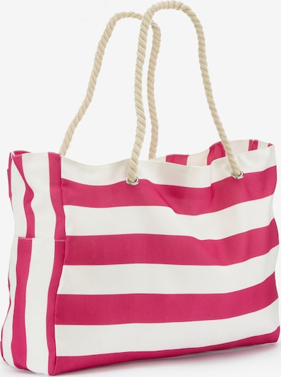 Plase de cumpărături VIVANCE pe roz închis / alb, Vizualizare produs