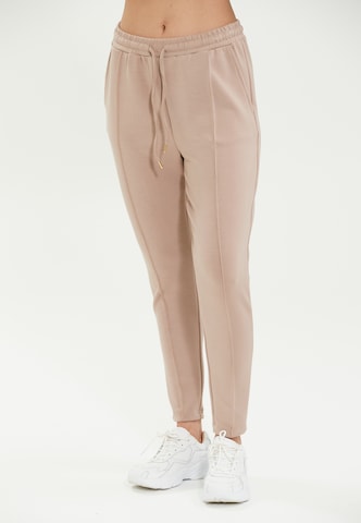 Athlecia Skinny Sweatpants 'Jacey' in Beige: predná strana